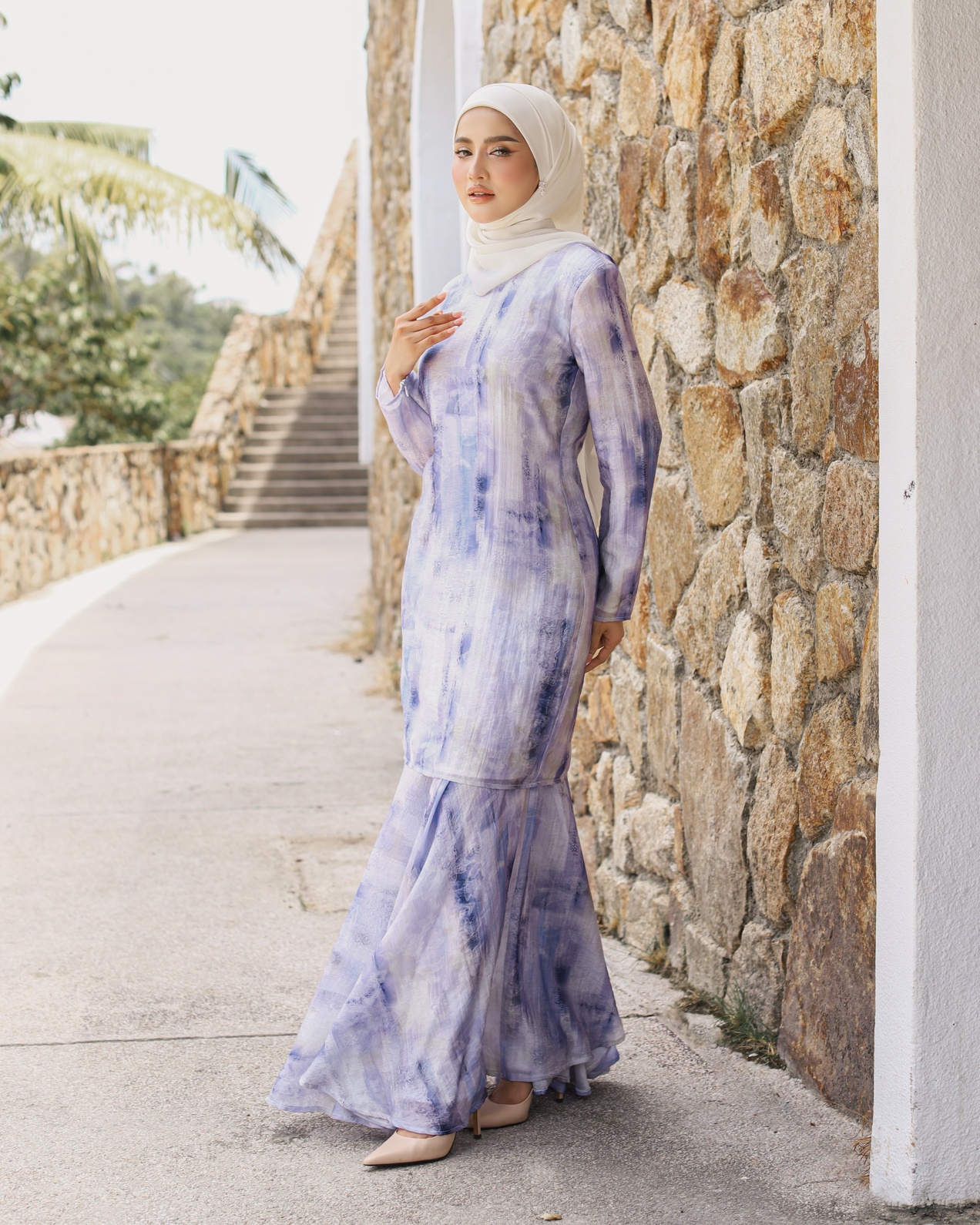 BRYNA KURUNG- - INDIGO PURPLE